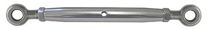Closed Body Turnbuckle with Eye to Eye Ends - 316 Stainless Steel